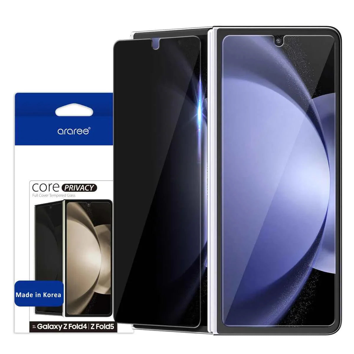 Araree Z Fold 5 Core Front Tempered Glass (1Pcs) - Privacy Araree Z Fold 5 Core Front Tempered Glass (1Pcs) - Privacy